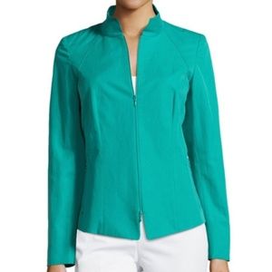 LAFAYETTE 148 NEW YORK DORIS ZIP-FRONT JACKET